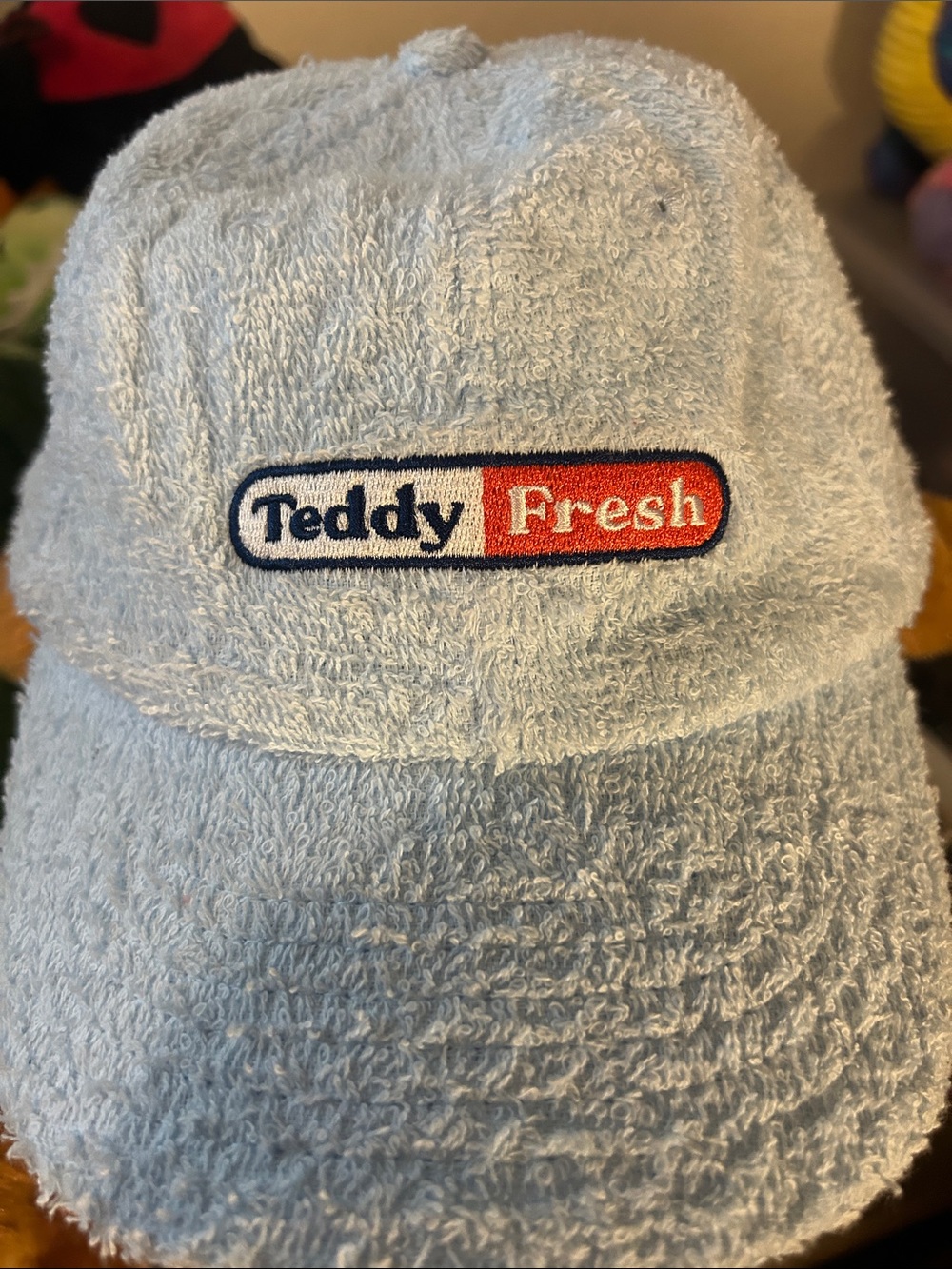 Teddy Fresh Light Blue Terrycloth Cap